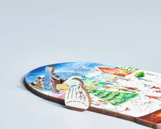🏆Flash Sale⚡ 50K+ SOLD! Almost Gone-💥🧩24 Days Of Christmas Puzzles Advent Calendar,Best Gifts