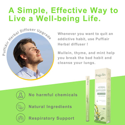 New Upgrade Mullein Relaxation Stick – Soothes Lungs, Detoxifies, Freshens Breath